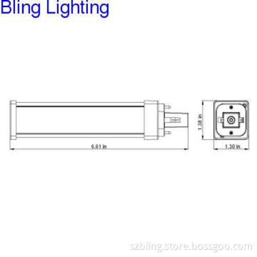 Hot Selling 10W PL tube,750lm-850lm ,CE & RoHs Certificated